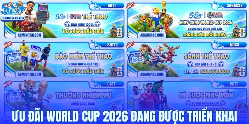 Các gói ưu đãi World Cup 2026 đang được triển khai